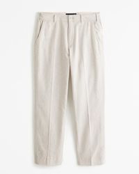 Men's Athletic Loose Linen-Blend Fixed Waist Pant | Men's | Abercrombie.com | Abercrombie & Fitch (US)