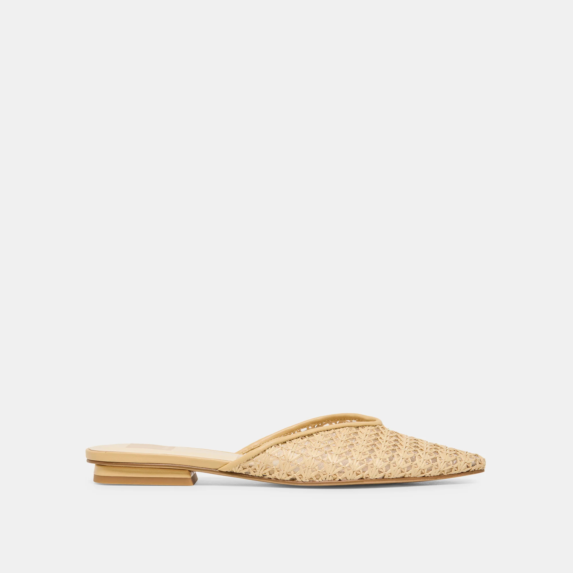 Elm Natural Cross Hatch Raffia Flats | Dolce Vita | DolceVita.com