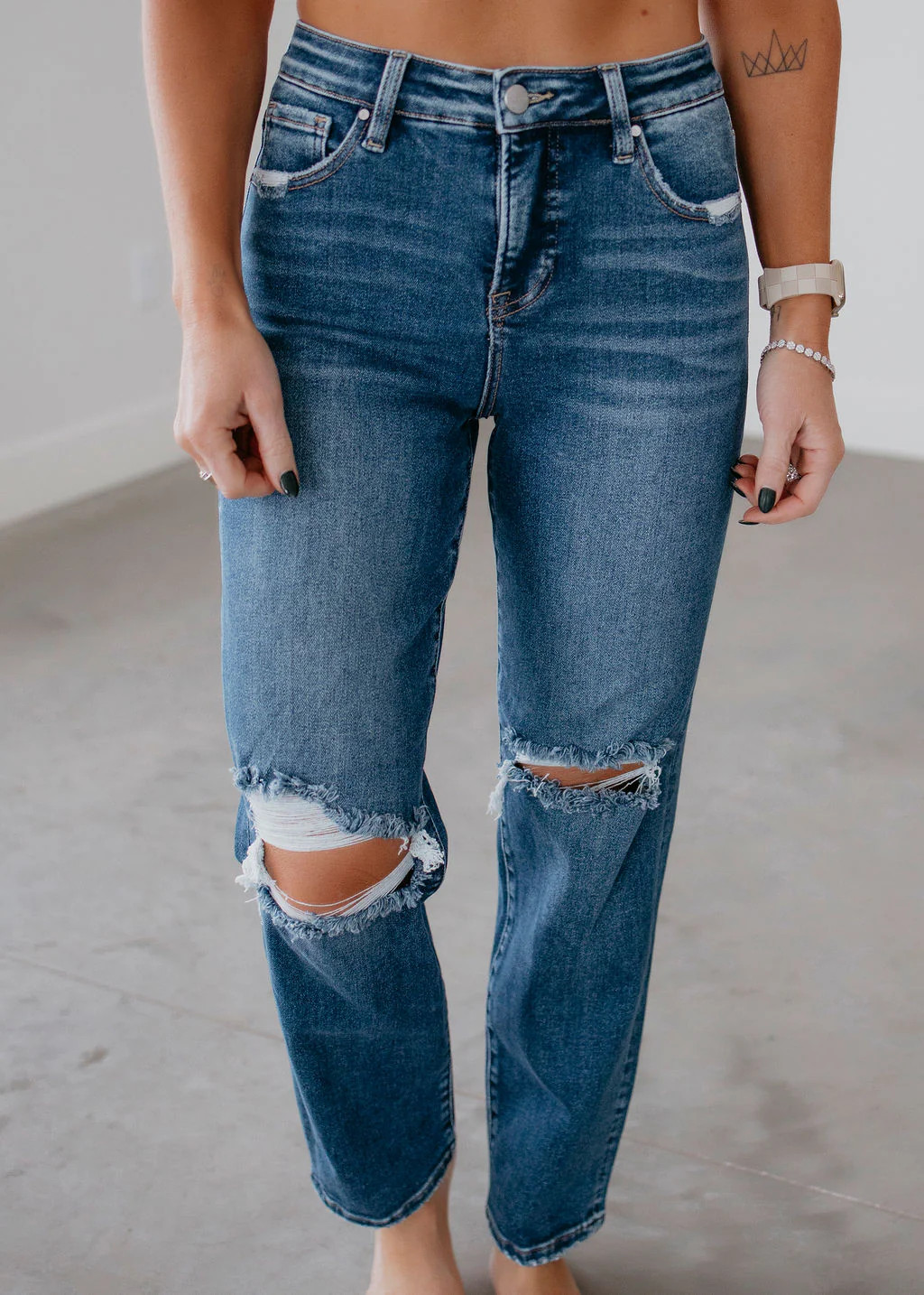 Rhett Risen Girlfriend Jeans | Lauriebelles