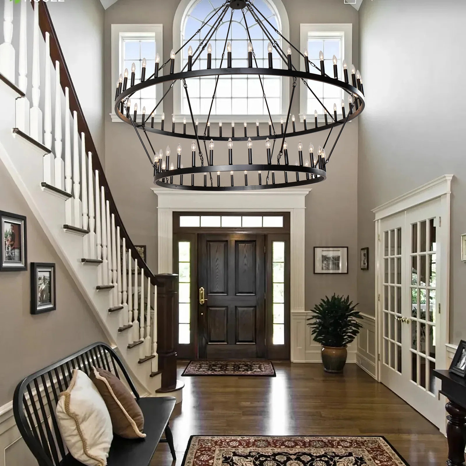 Allaynah Wagon Wheel Chandelier | Wayfair North America