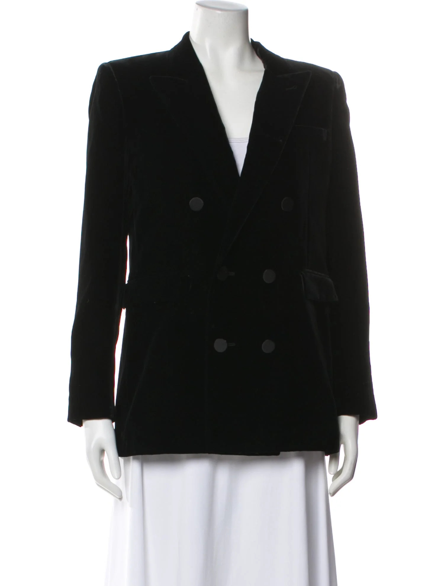 Saint Laurent Blazer - Black Jackets, Clothing - SNT461696 | The RealReal | The RealReal