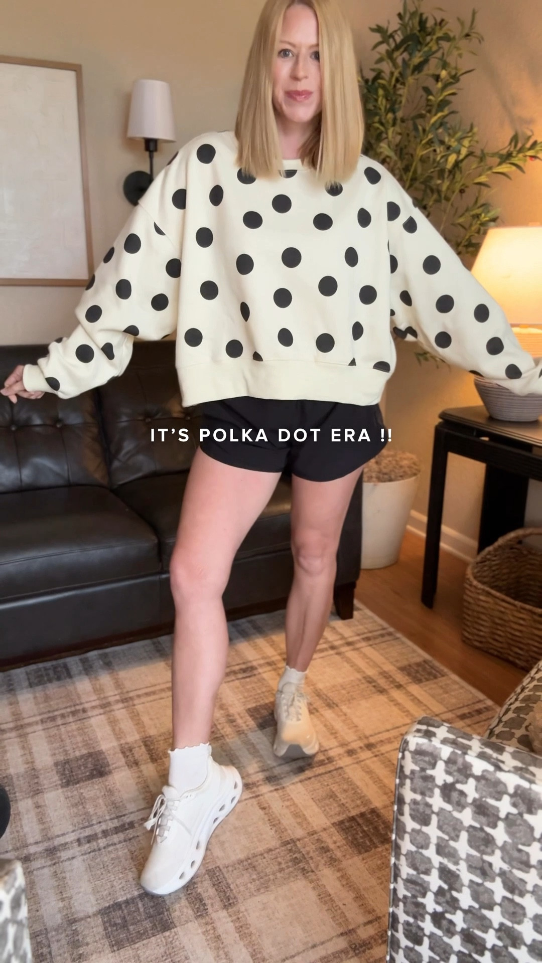 Poppy & Pine polka dot sweatshirt 

#LTKmomlife #LTKMothersDay