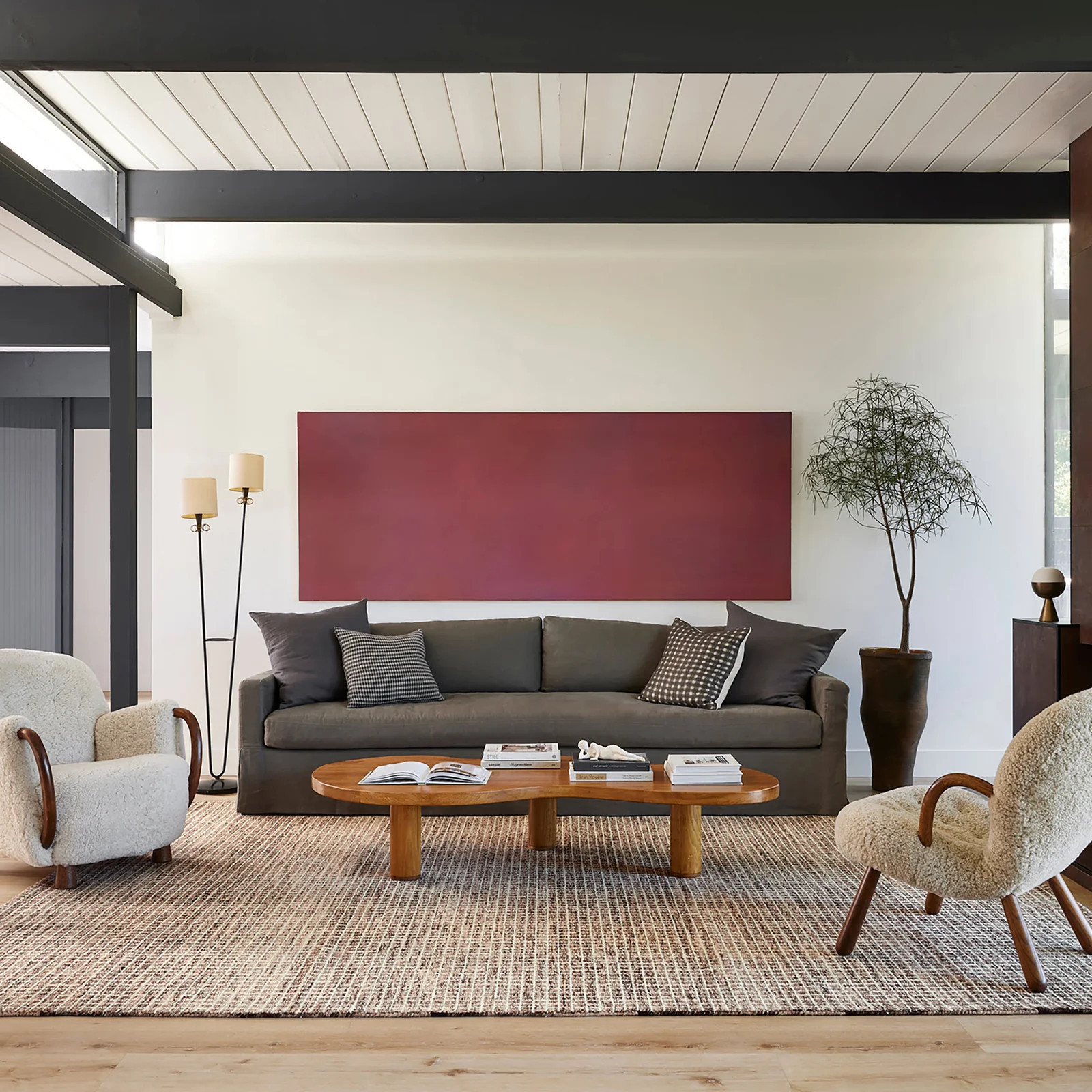 Melrose Checked Rug | Rugs USA