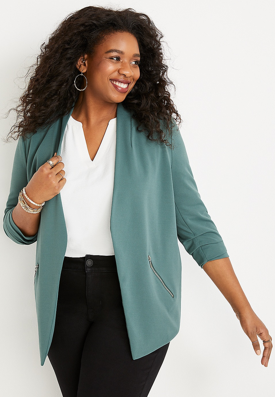 Plus Size Ever Go Blazer | Maurices