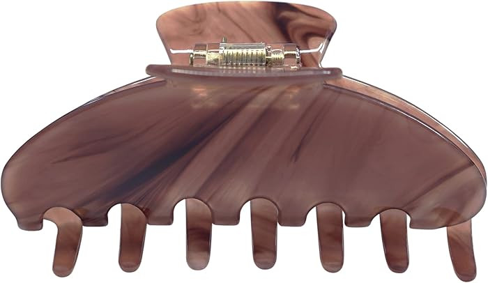 Luxury Mocha Claw Clip for Women | Our Acetate Mocha Hair Clip Feels Light, Looks Smooth and is E... | Amazon (US)
