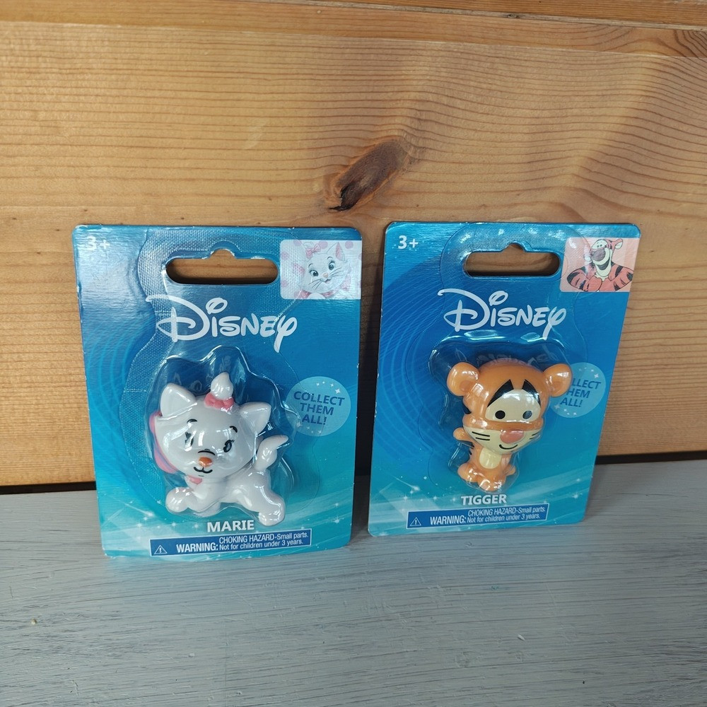 Just Play Disney 2" The Aristocats Marie the White Furred Kitten & Tigger Figure | Poshmark