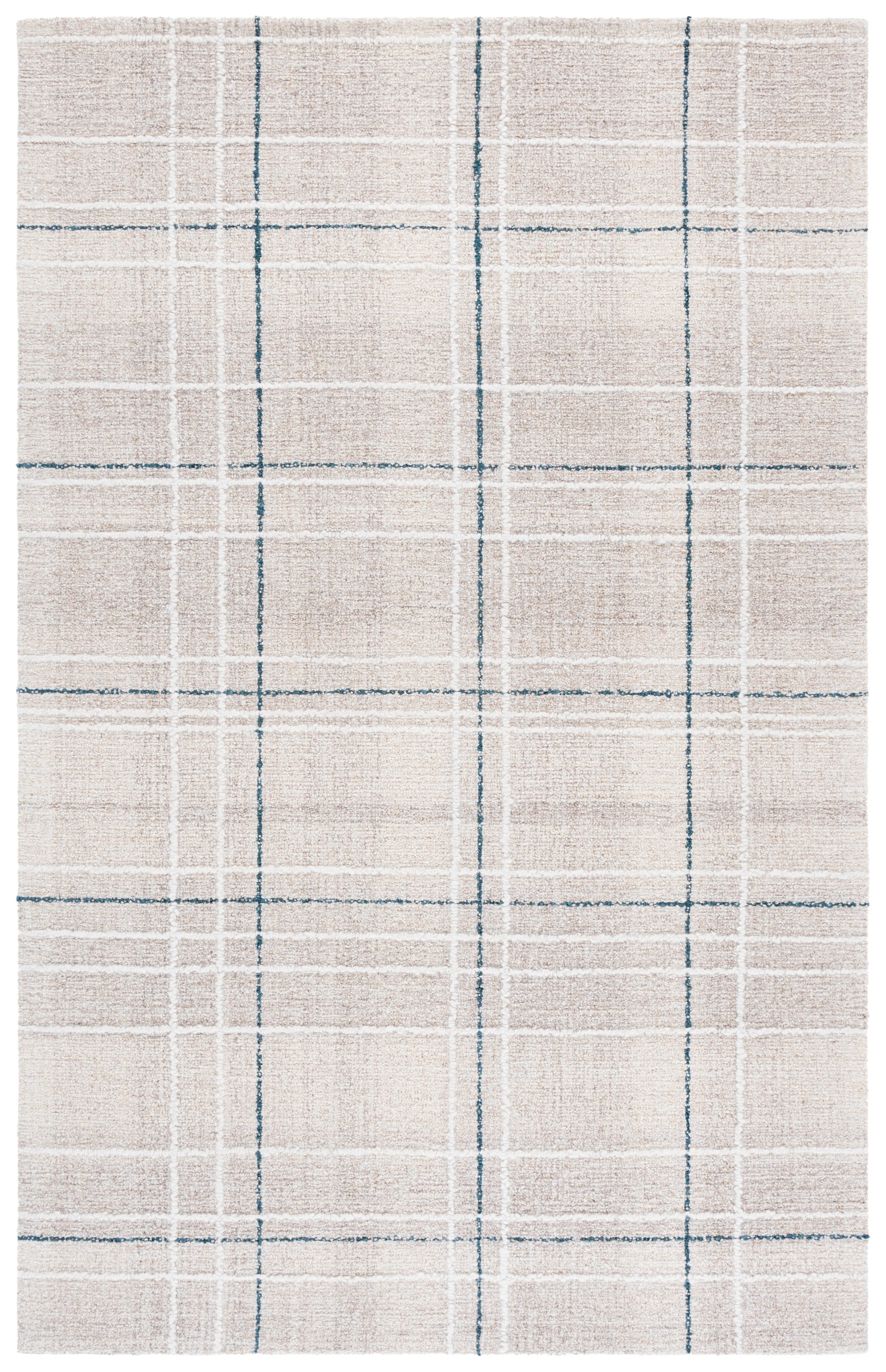 Genre 503 Hand Tufted 80% Wool; 20% Cotton Plaid Rug | Wayfair North America