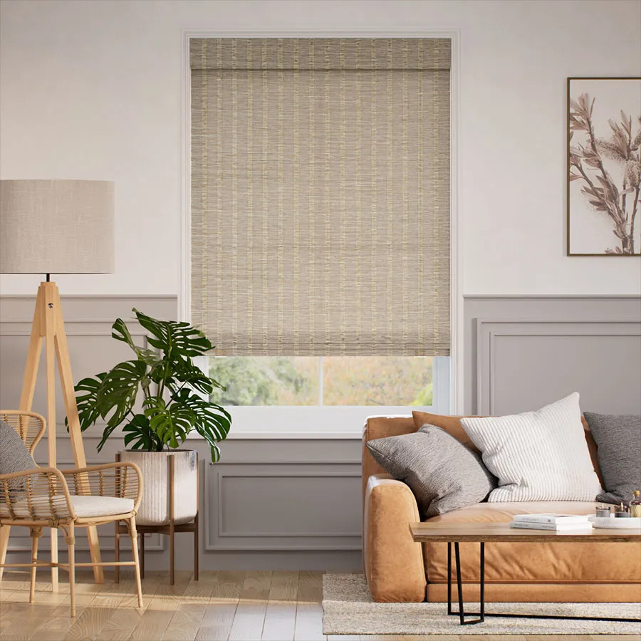 Coastal Woven Wood Shades | Natural Texture & Cordless Lift | SelectBlinds | Select Blinds