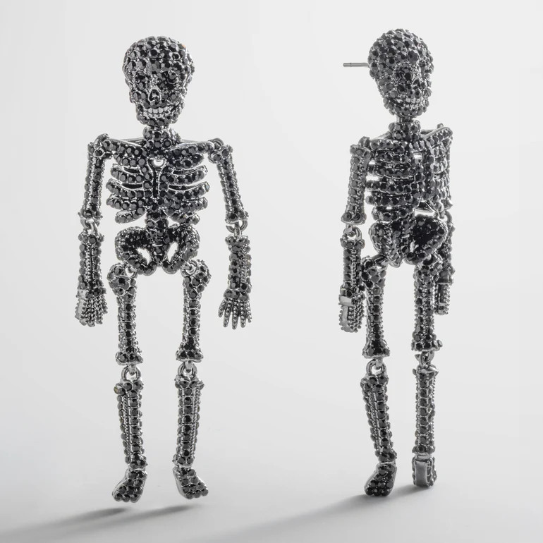 Bone-A-Fide Hottie Earrings - Black | BaubleBar