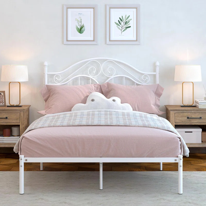 Alecia Metal Platform Bed | Wayfair North America
