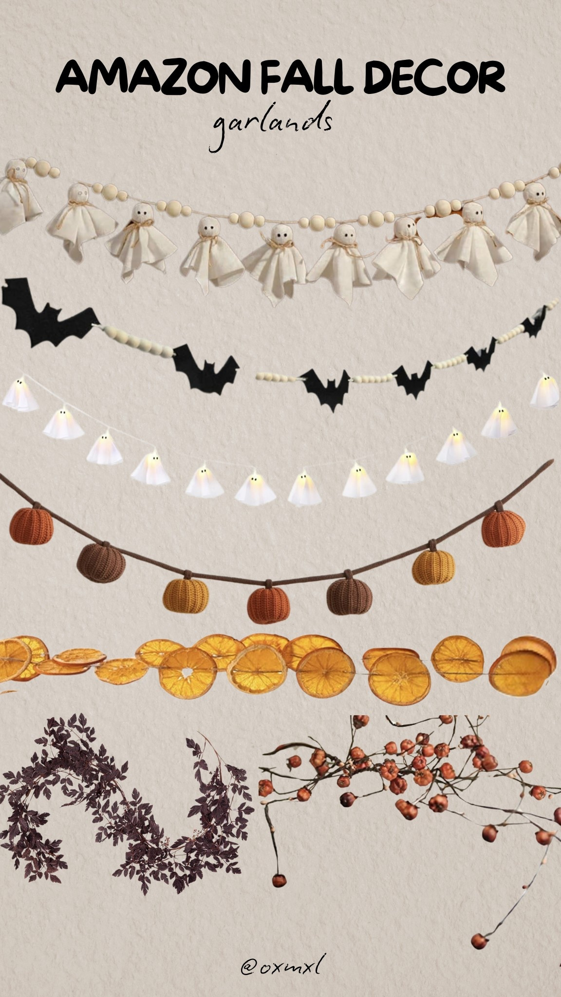 fall garlands i’m loving on amazon rn 🍂🎃🦇
#falldecor #halloweendecor #fallgarlands #amazonhomefinds #amazonfinds 

#LTKSeasonal #LTKHome #LTKautumn