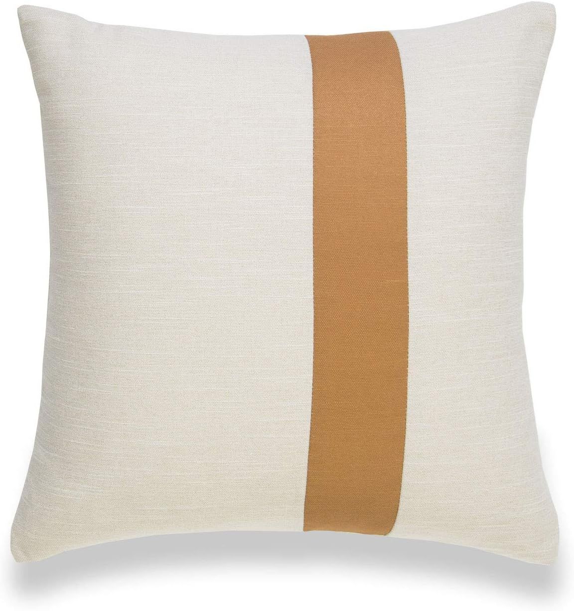 Modern Boho Pillow Cover, Mustard Yellow, Stripes, 18" x18" | Amazon (US)