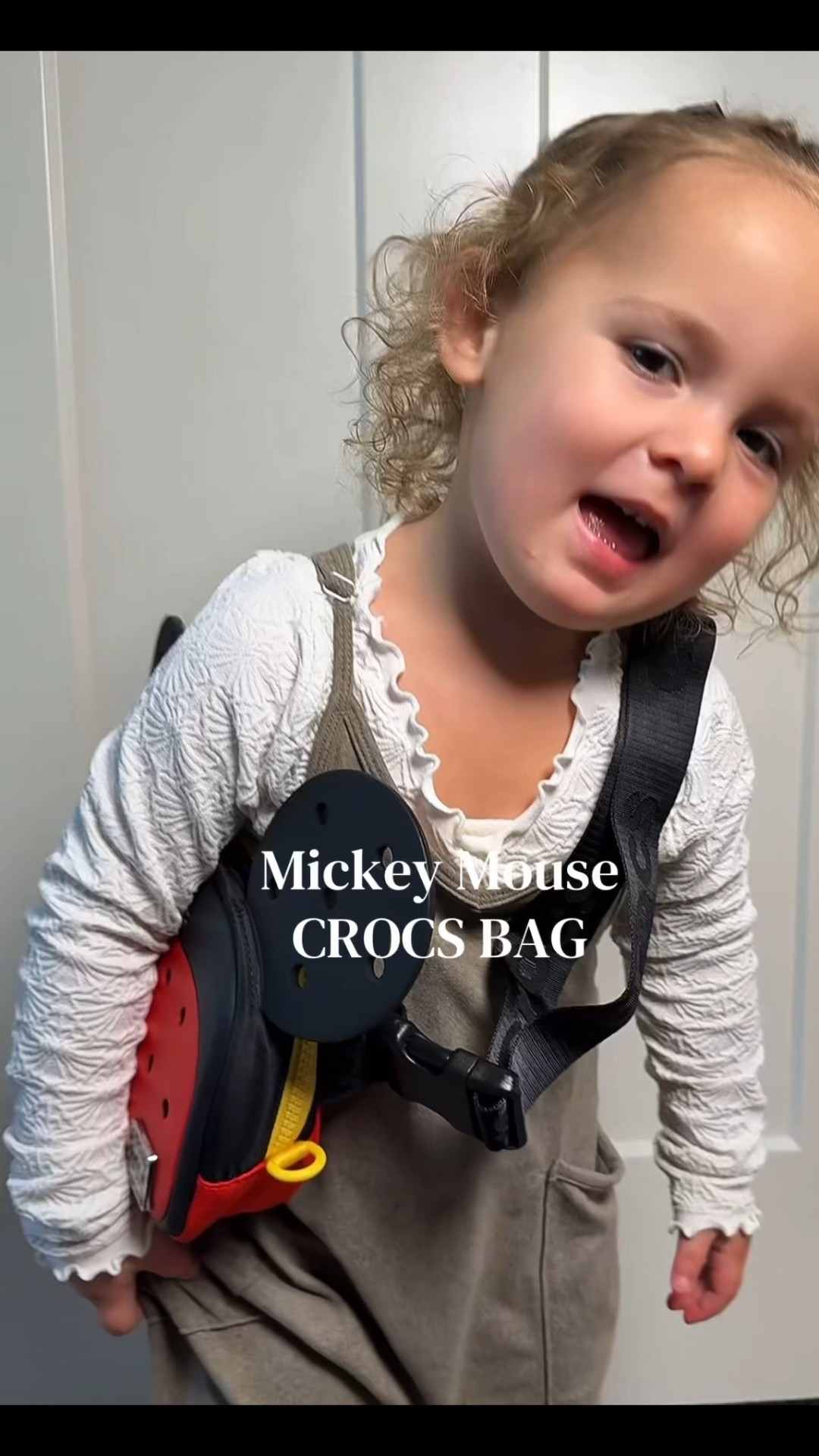 She melts my soul! @Crocs, Inc.  Mickey Mouse cross body bag! #crocs #mickeymouse #mickeymouseclubhouse #crocsbag #bag  

#LTKootd #LTKmomlife #LTKKids