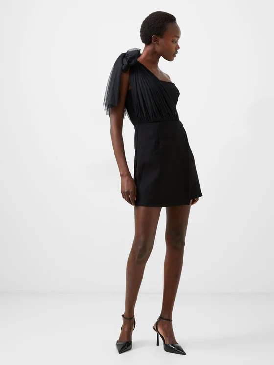 Whisper One Shoulder Tulle Dress | French Connection (US)