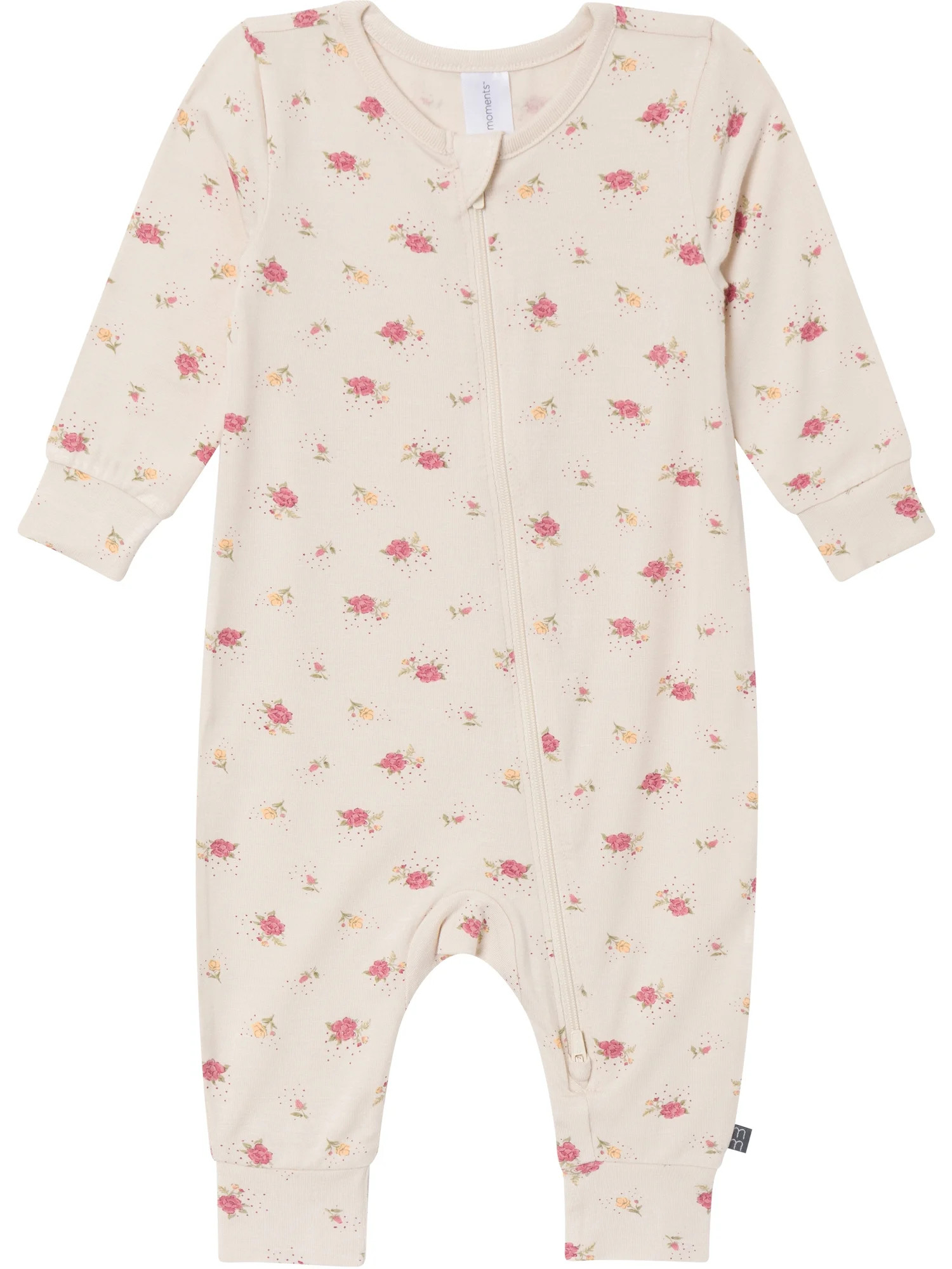Modern Moments by Gerber Baby Neutral Super Soft Viscose Two-Way Zip Coverall, Sizes Newborn - 24... | Walmart (US)