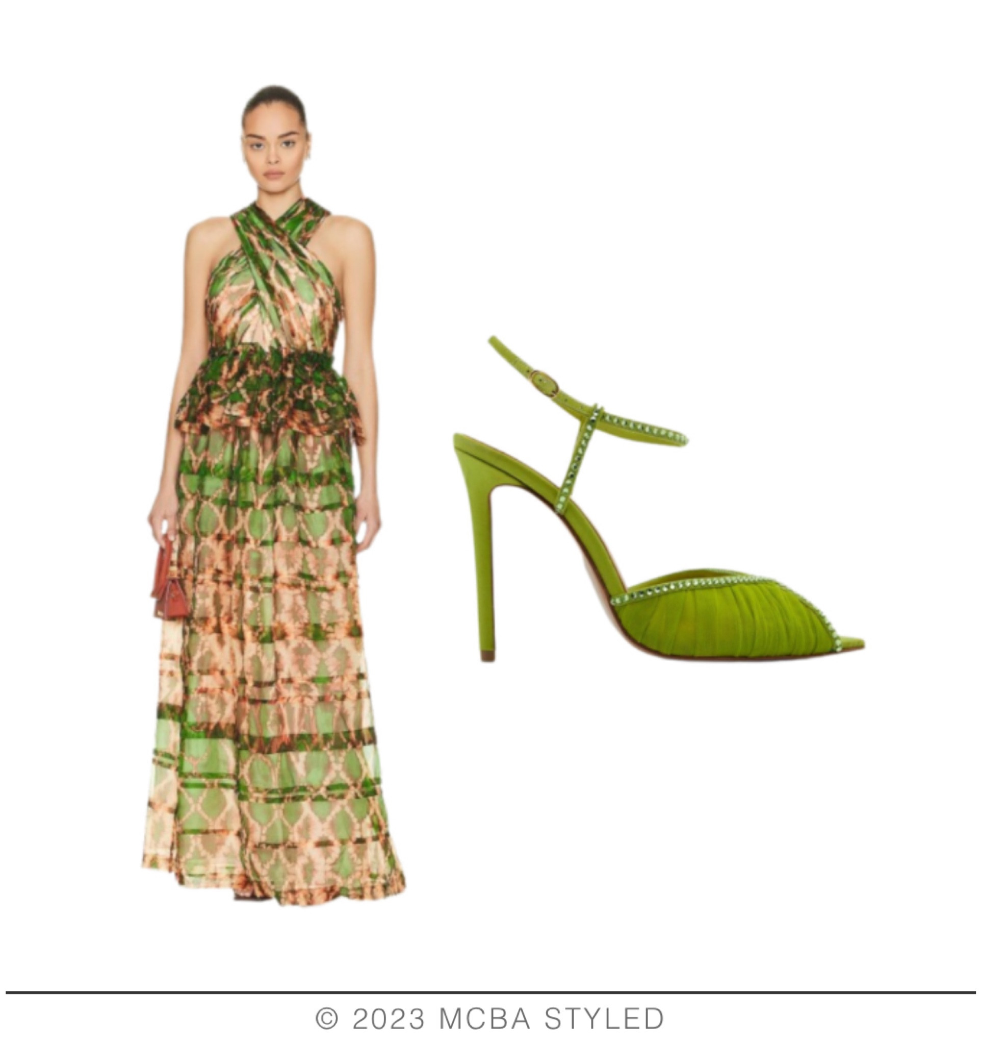 Ulla Johnson, but make it black tie 💚 
STYLED by MC 

#LTKstyletip #LTKshoecrush #LTKSeasonal