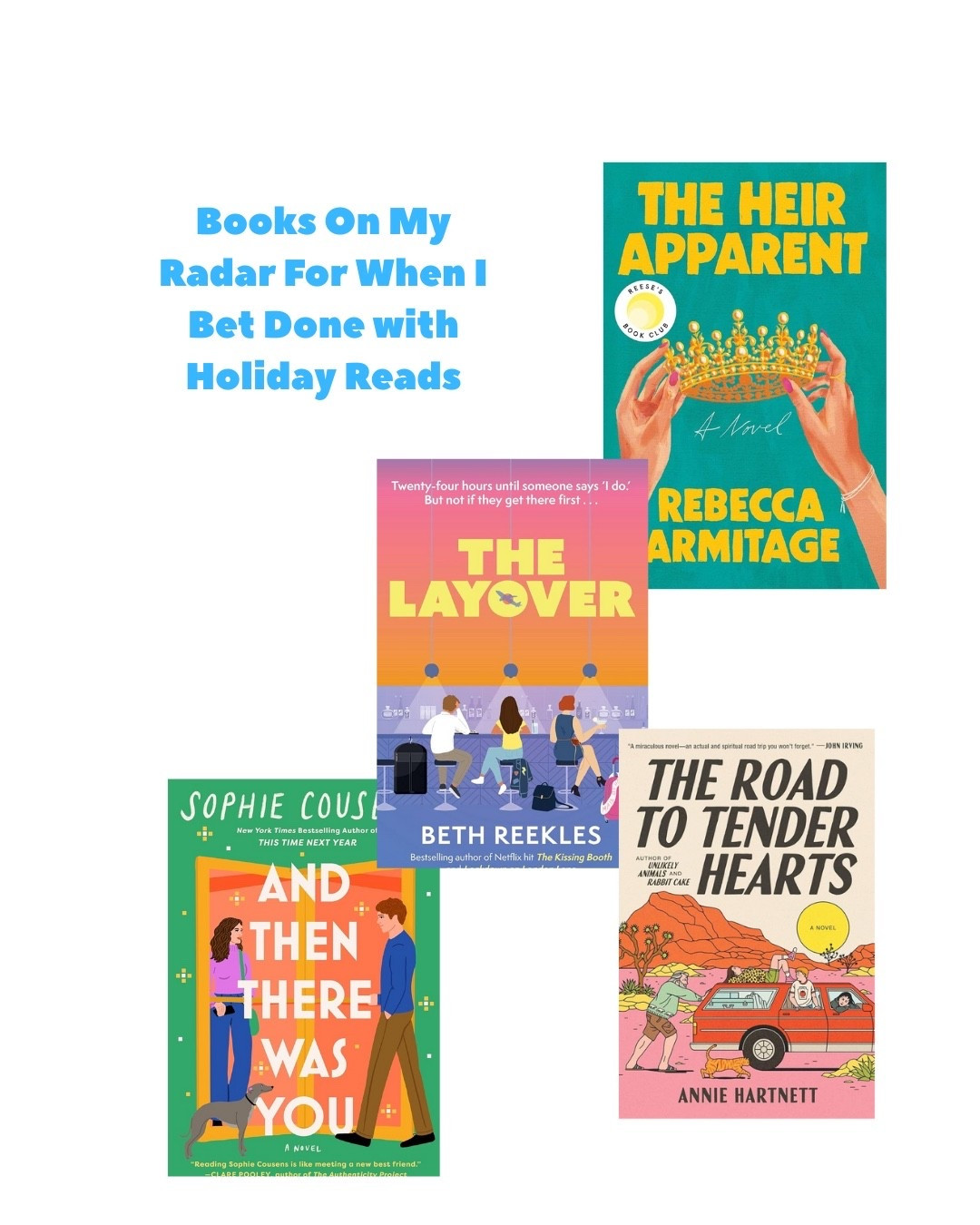 In A Few Weeks 📚 
… bc I still have a pile of holiday reads I’m wanting to enjoy!