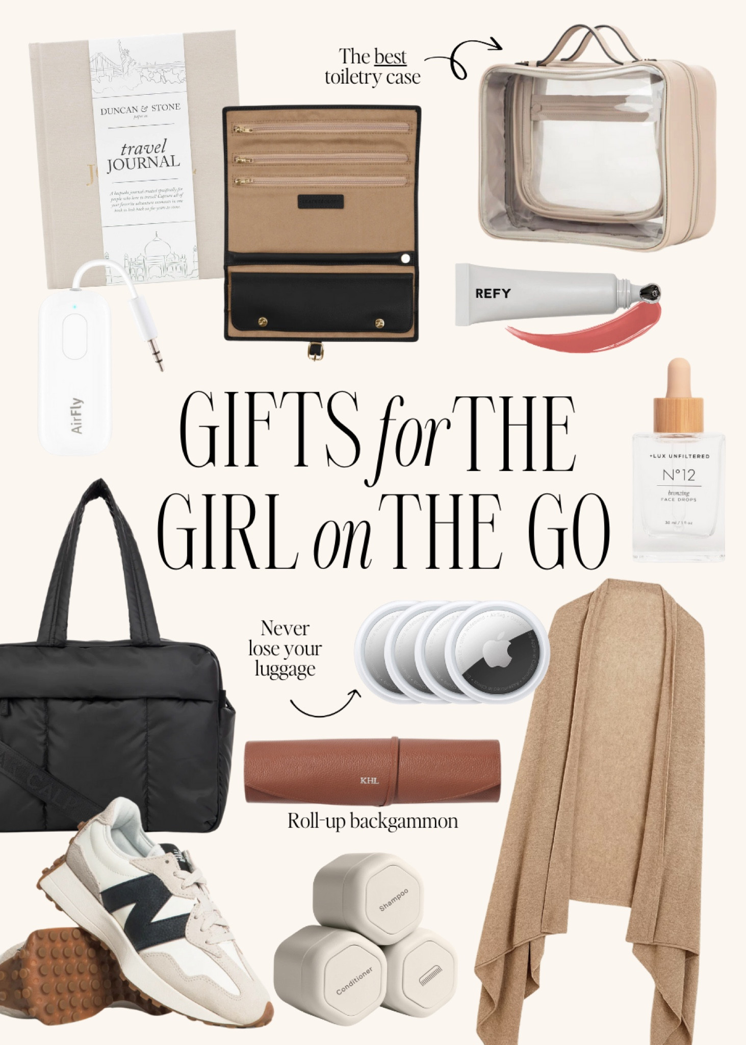 Holiday gifts for the traveler🎁 Get a head start so you’re not rushing last minute! 

2024 holiday gifts, 2024 holiday gift guide, Christmas gift ideas 2024, 2024 holiday gift, Christmas gifts, Christmas gift guide, Christmas gift idea, holiday gift guides, 2024 Christmas presents, 2024 holiday presents, 2024 holiday gift ideas, xmas gifts, xmas gift, travel gifts, travel gift, traveler gifts, travel essentials, travel must haves 

#LTKGiftGuide #LTKTravel #LTKHoliday