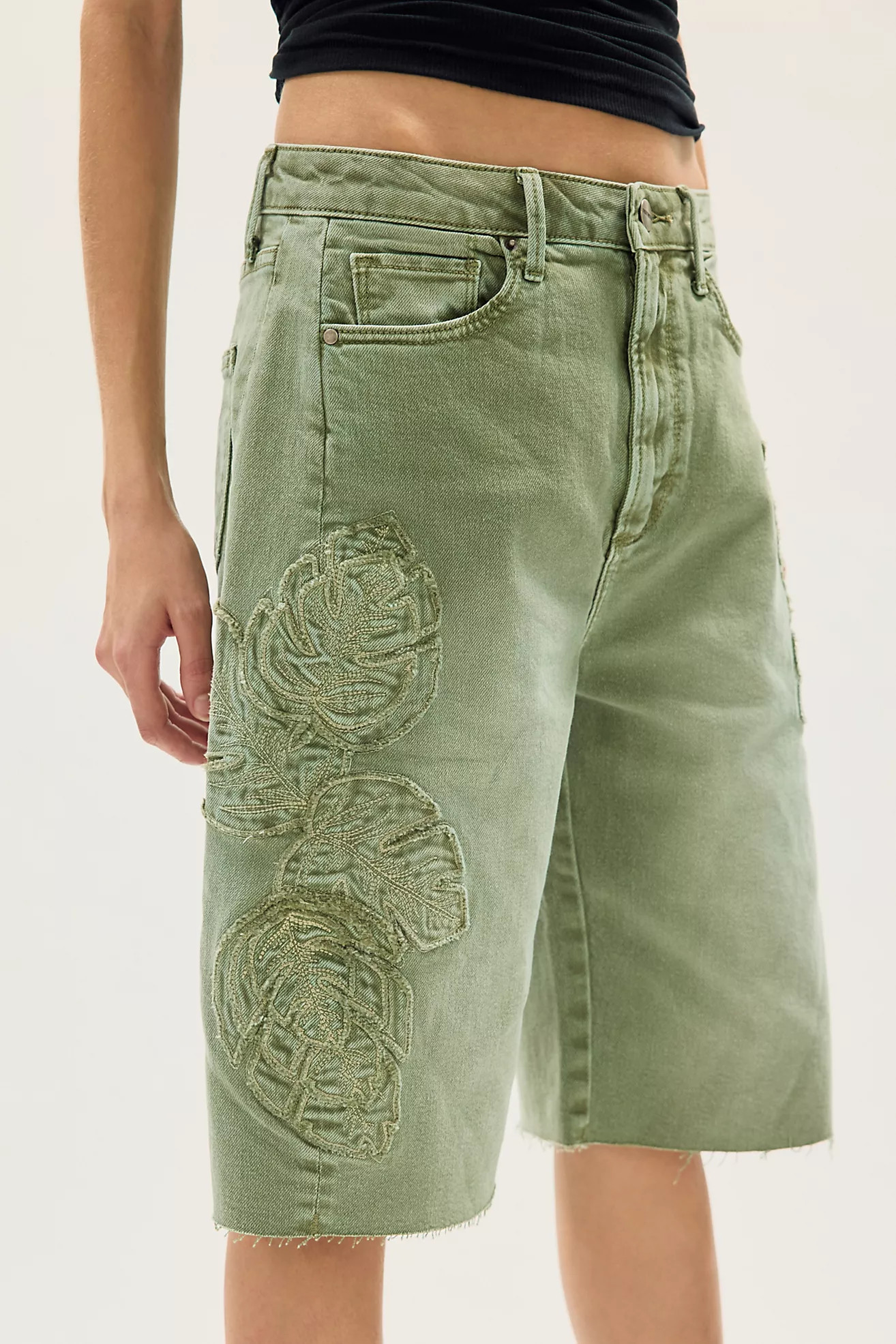 Driftwood Palmer Barrel Shorts | Free People (Global - UK&FR Excluded)