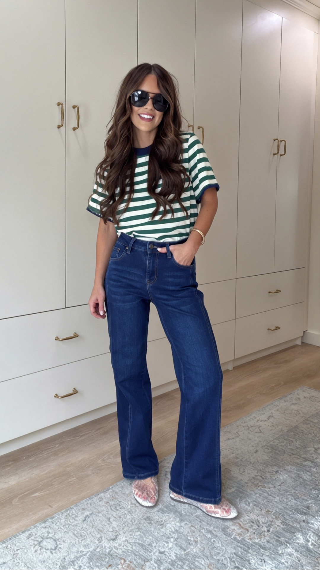 Simple stretchy comfortable jean outfit. Wearing a small in top and 2 short in jeans 

Summer basics jeans Amazon fashion style inspo mom outfit

#LTKootd #LTKgrwm #LTKPetite