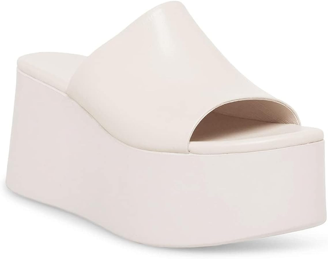 Womens Platform Wedge Sandals Peep Open Toe Backless Slip on Wedges Slides | Amazon (US)