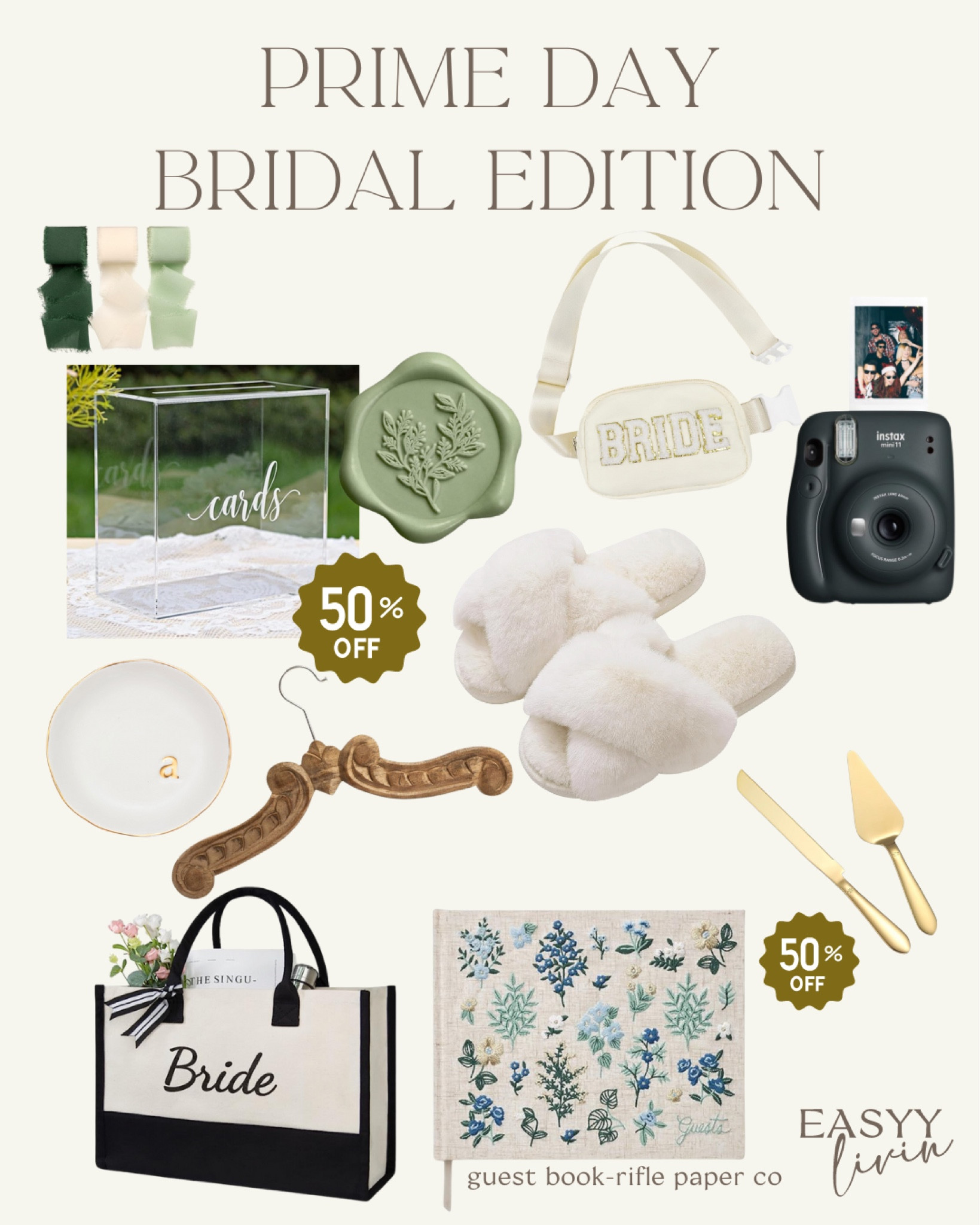 PRIME DAY DEALS - For the Bride 🤍💍

#LTKFindsUnder50 #LTKWedding #LTKSaleAlert