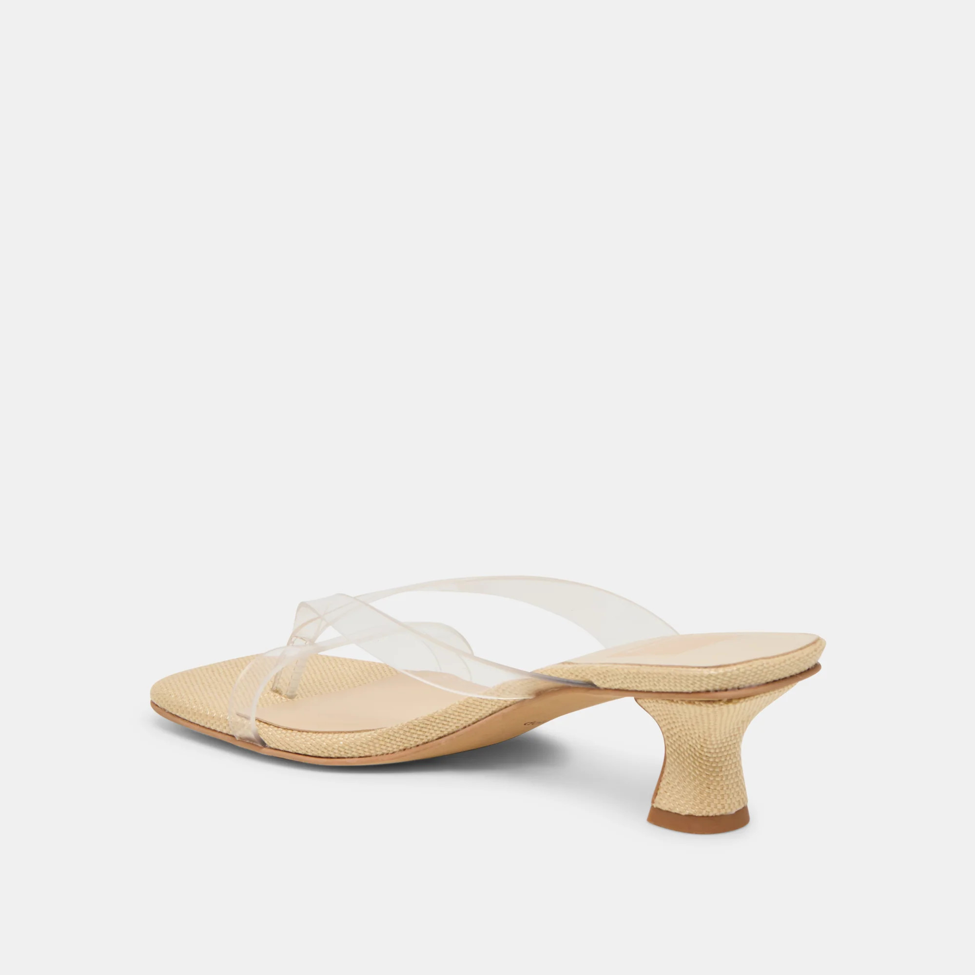 Brevel Vinyl Heels Crystal Jelly | DolceVita.com