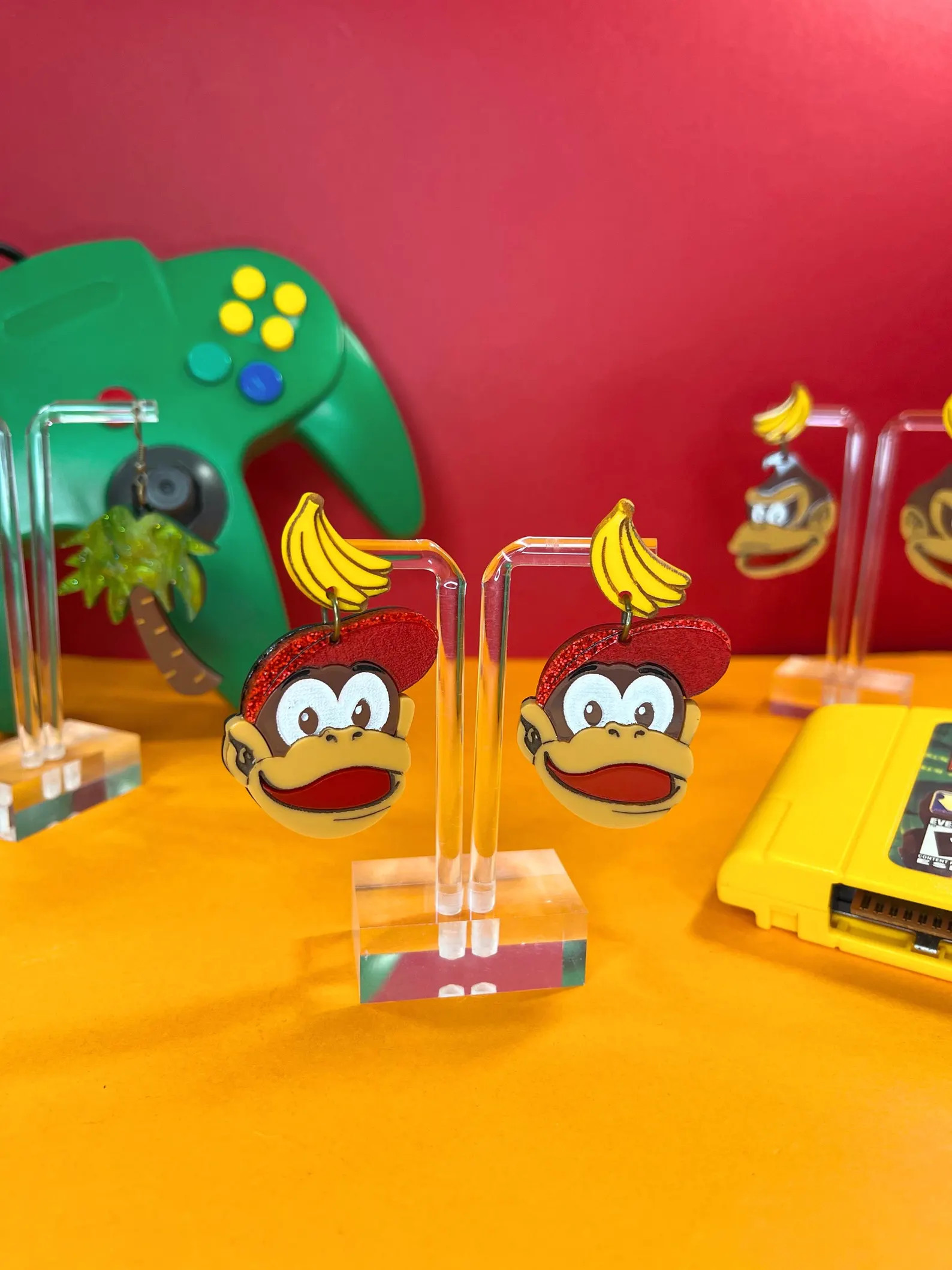 Jungle King and Buddy Earrings | Mix & Match | Acrylic Earrings - Etsy | Etsy (US)