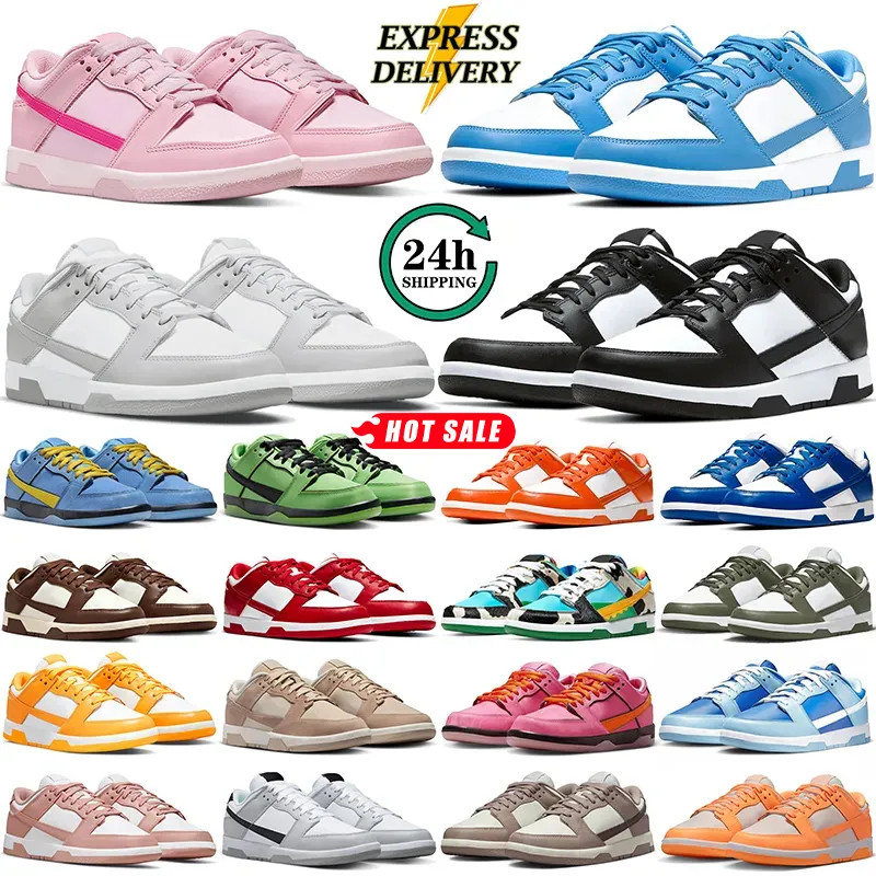 2024 Men Women Shoes Local Warehouse Flat Sneakers Lows Panda White Black Grey Fog Triple Pink Un... | DHGate