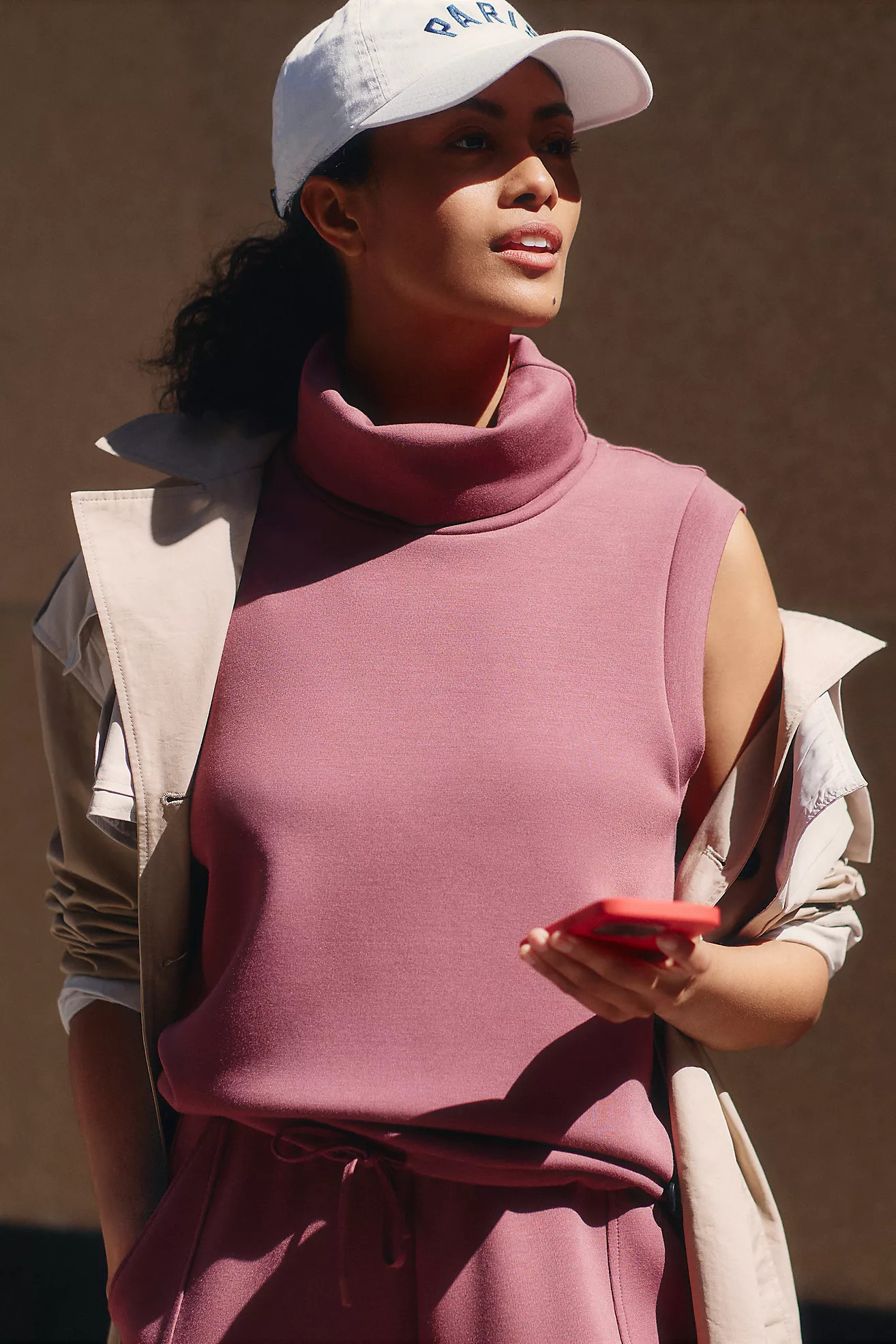 Varley Leigh Sleeveless Turtleneck Top | Anthropologie (US)