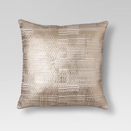 Gold Foil Throw Pillow - Threshold™ | Target