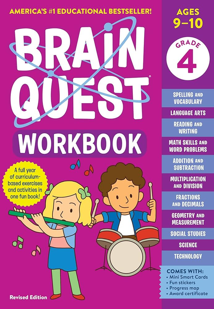 Brain Quest Workbook: 4th Grade Revised Edition (Brain Quest Workbooks) | Amazon (US)