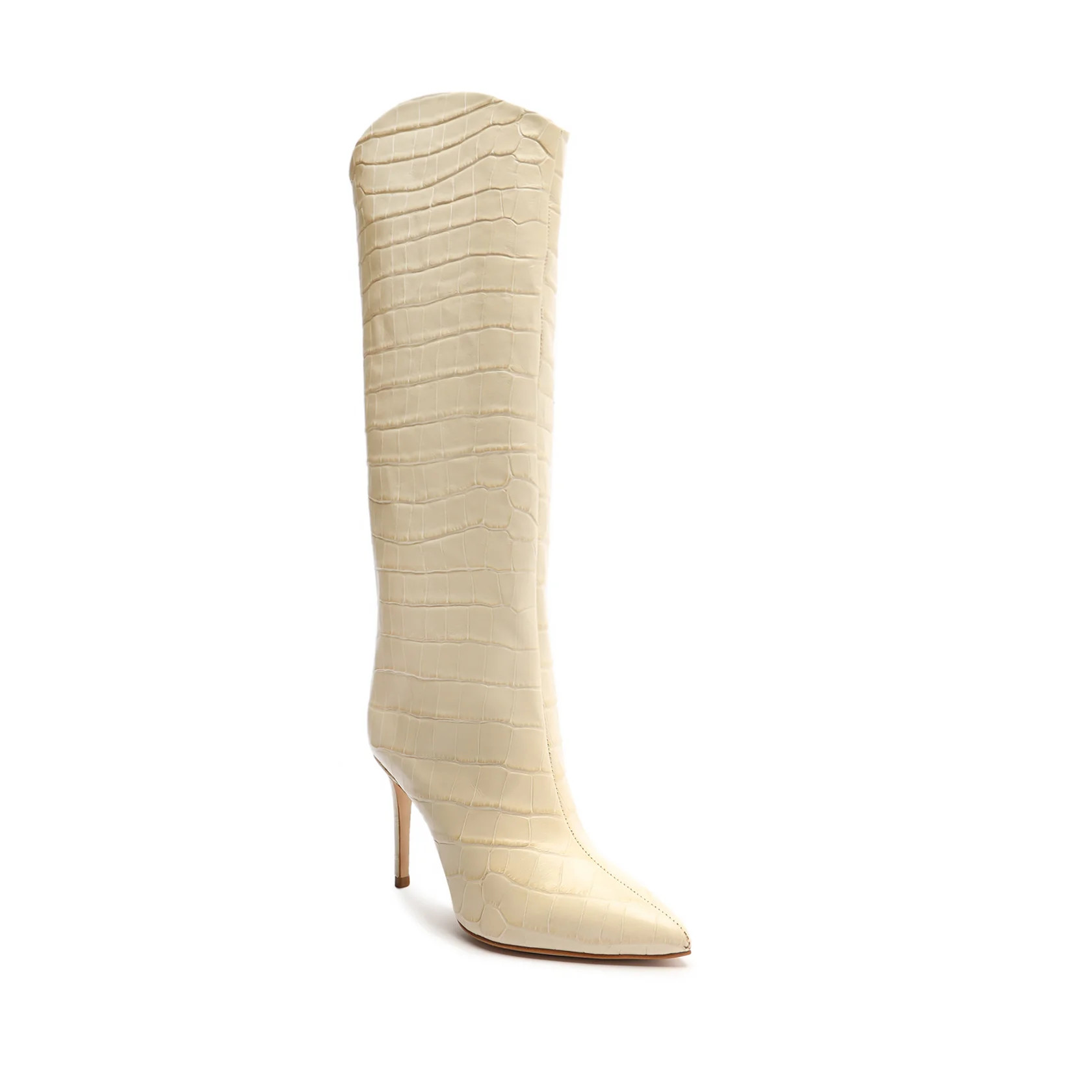 Maryana Crocodile-Embossed Leather Boot | Schutz Shoes (US)