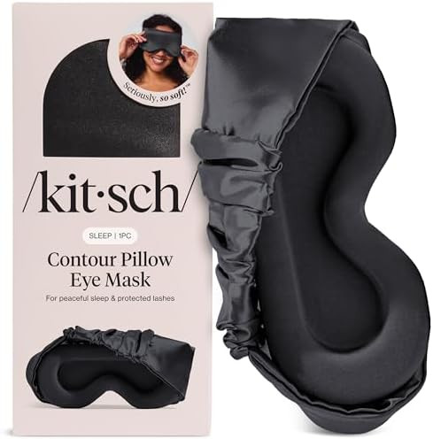 Kitsch Contour Pillow Eye Mask – Softer Than Silk Eye Masks for Sleep, Blindfold Sleep Masks fo... | Amazon (US)