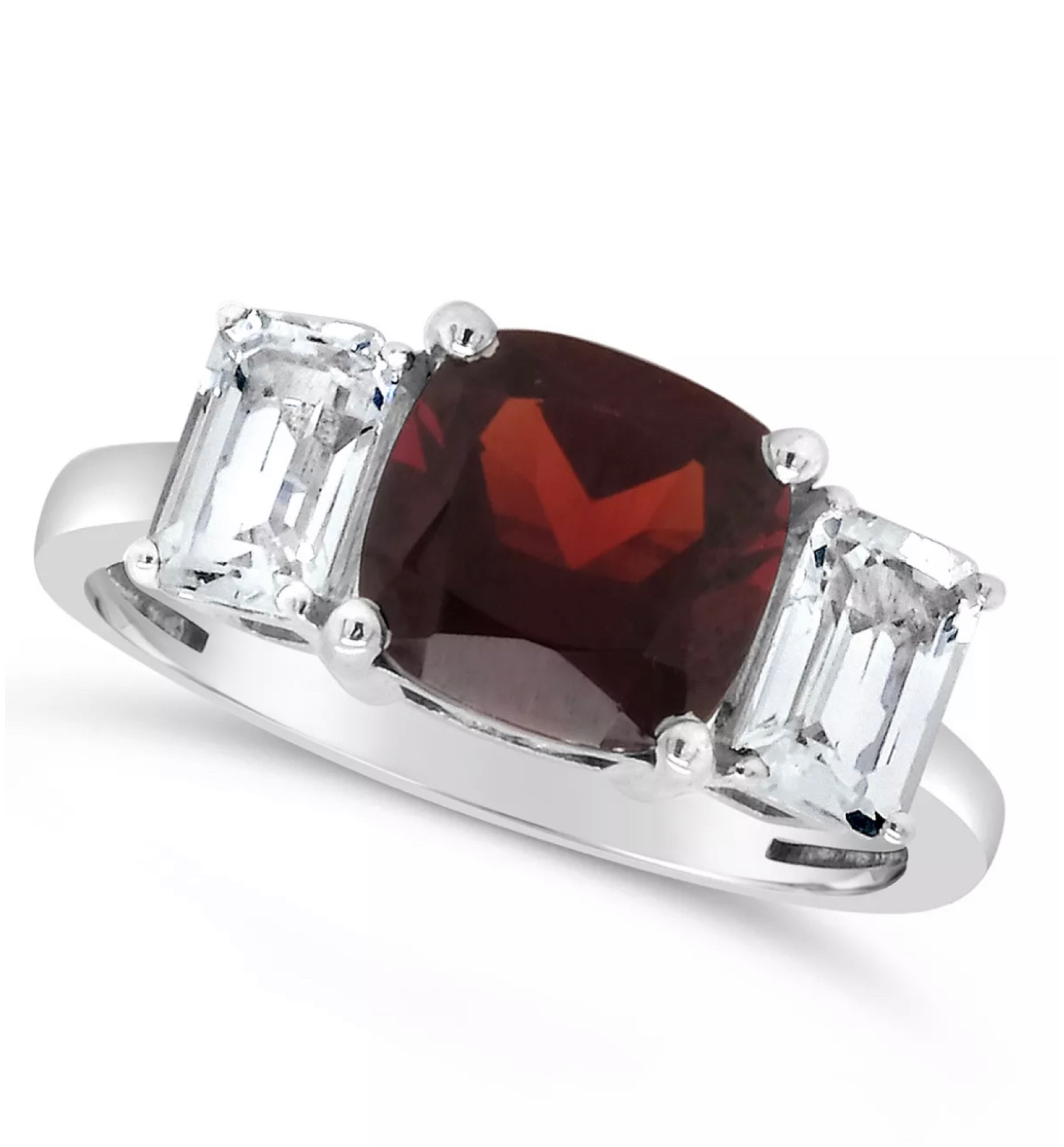 Macy's
Garnet (2-3/4 ct. t.w.) and White Topaz (1-3/8 ct. t.w) Ring in Sterling Silver Sale $175.00
(Regularly $350)

#LTKwedding #LTKsalealert