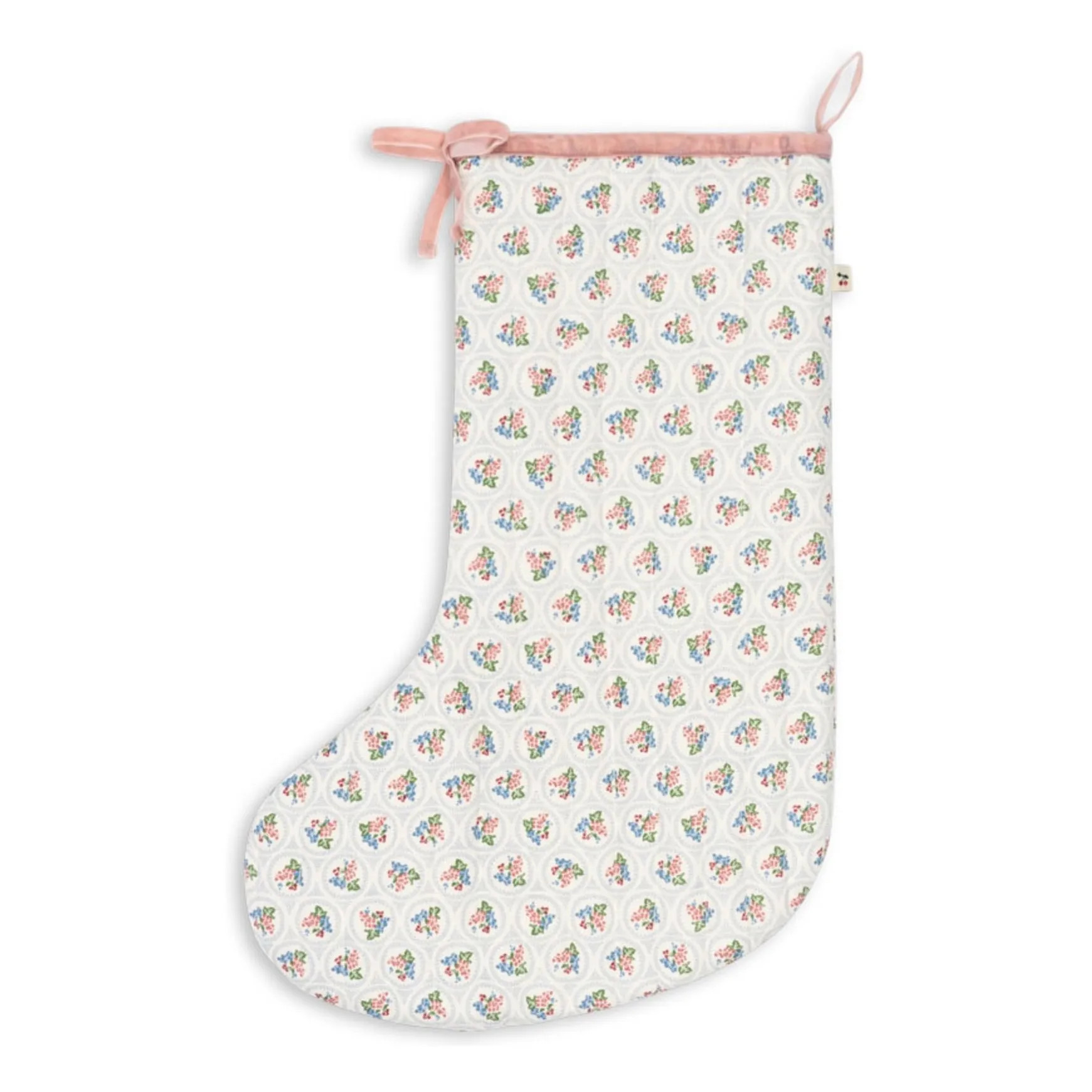 Verona Blues Christmas sock | White | Smallable