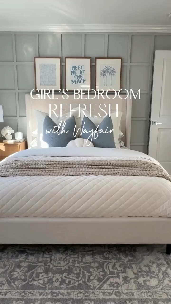 My girl’s room is finally complete, thanks to @wayfair! She wanted a coastal modern vibe with a neutral, elevated feel, and I’m so happy we found everything we needed all in one place. 🩵



#wayfair #wayfairpartner #neutralbedroom #coastaldecor #girlsbedroom #girlsbedroomdecor

#LTKHome #LTKSaleAlert #LTKStyleTip