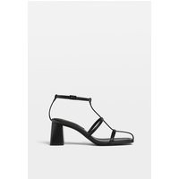 Stradivarius Strappy mid-heel sandals BLACK 3 | Stradivarius (UK)