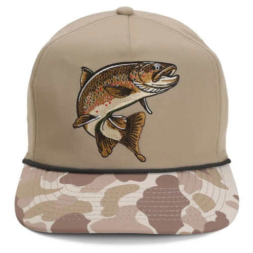 Paramount Outdoors Brown Trout 5-panel Trucker Snapback Hat | Scheels