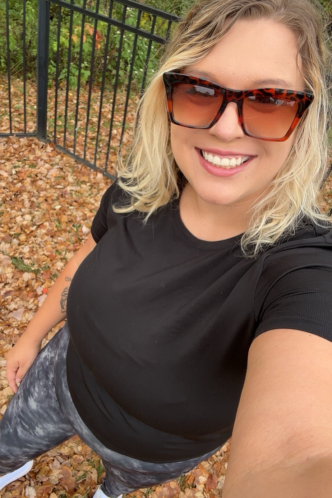 Workout outfit / gym outfit / athletic wear / athleticwear / athleisure / airport outfit / comfy outfit / casual outfit / ball field outfit / football game outfit / fall outfits / affordable sunglasses / Amazon accessories / Fabletics / leggings / high impact sports bra / low impact sports bra / natural makeup / plus size / midsize / curvy / 

#LTKMidsize #LTKPlusSize #LTKActive