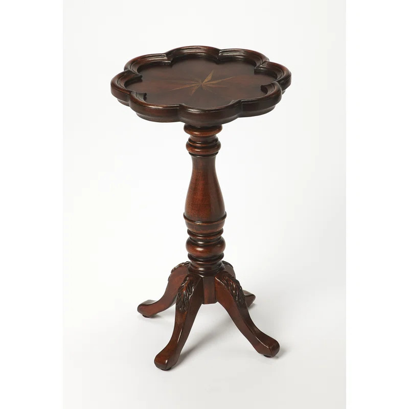Akyra 20'' Tall Tray Top Pedestal End Table | Wayfair North America