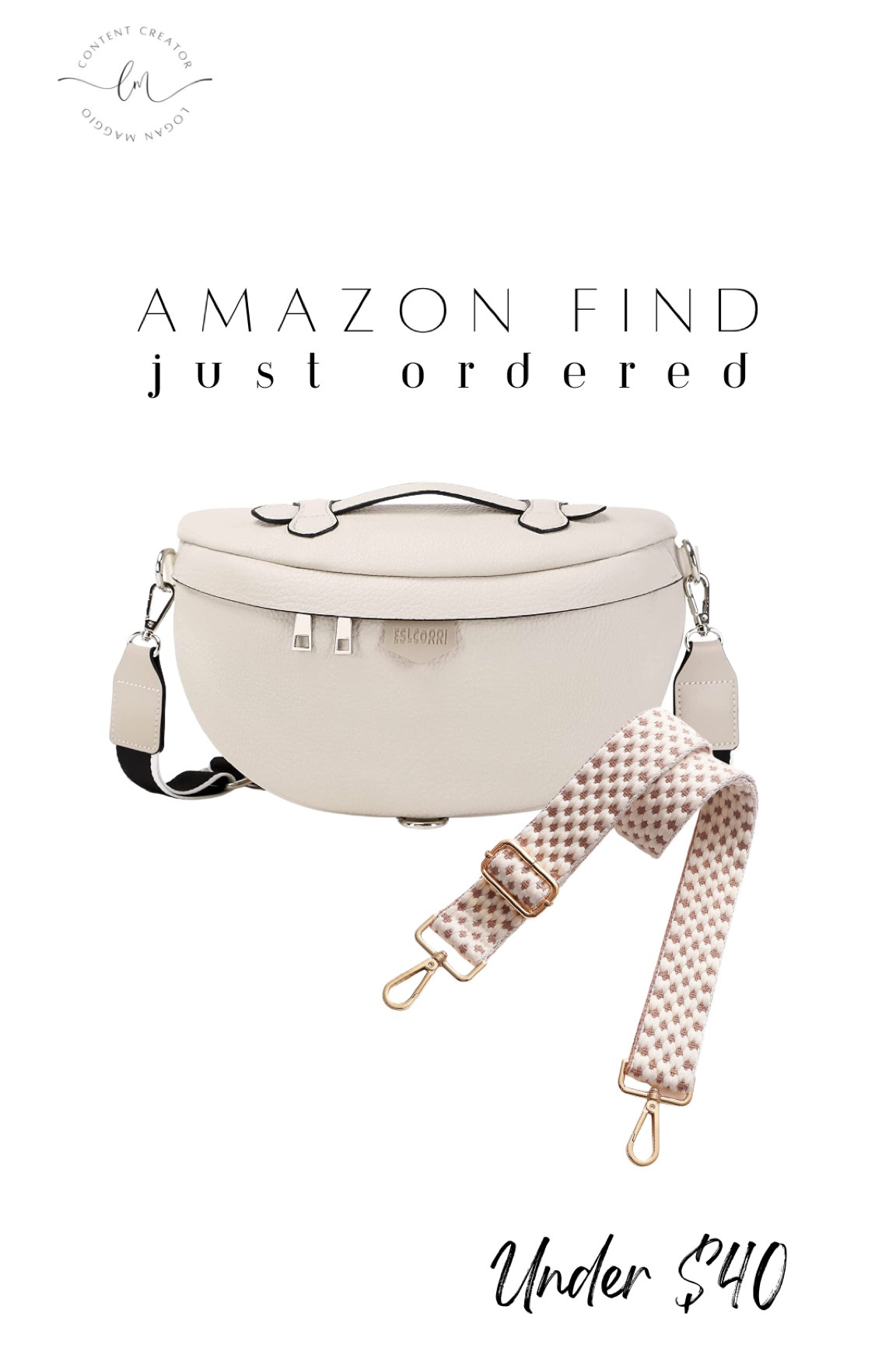 Just ordered this off white faux leather belt bag with this strap and I’m obsessed. Cannot wait to get this in and it’s all under $40 on Amazon! 

#beltbag #amazonfind #fannypack #purse

#LTKitbag #LTKFind #LTKstyletip