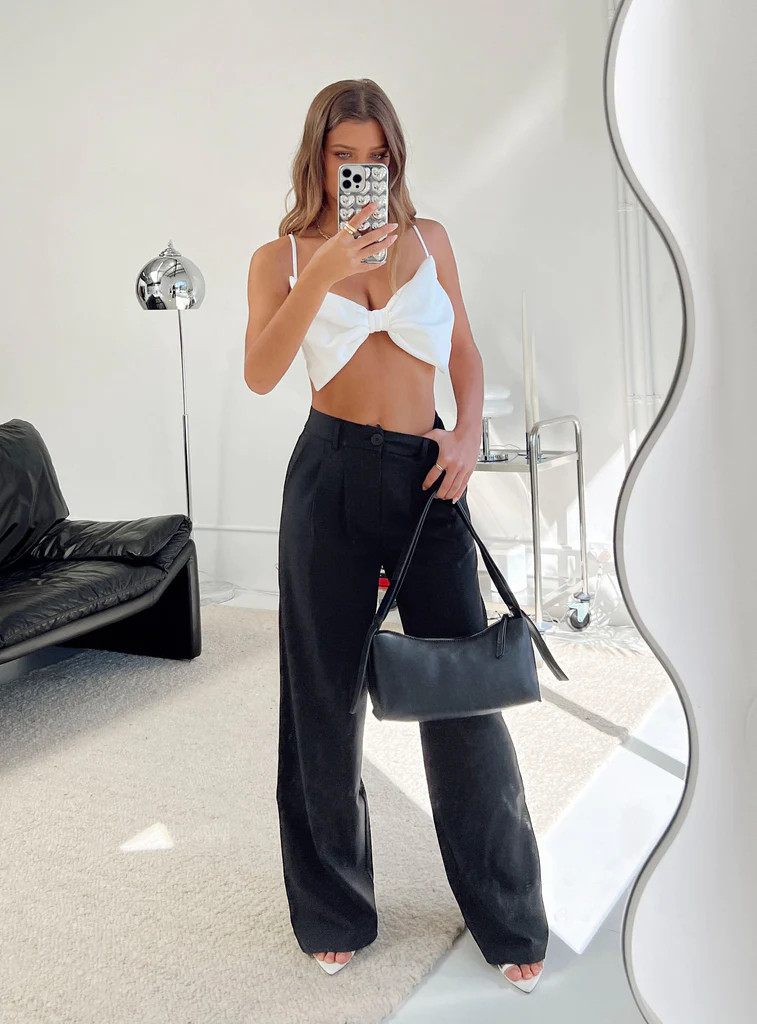 Archer Pants Black Lower Impact | Princess Polly AU