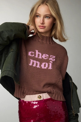 The Pippa Mock-Neck Sweater by Maeve: Extended Shoulder Edition | Anthropologie (US)