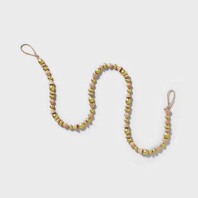 Metallic and Wood Bead Garland - Threshold™ designed with Studio McGee | Target