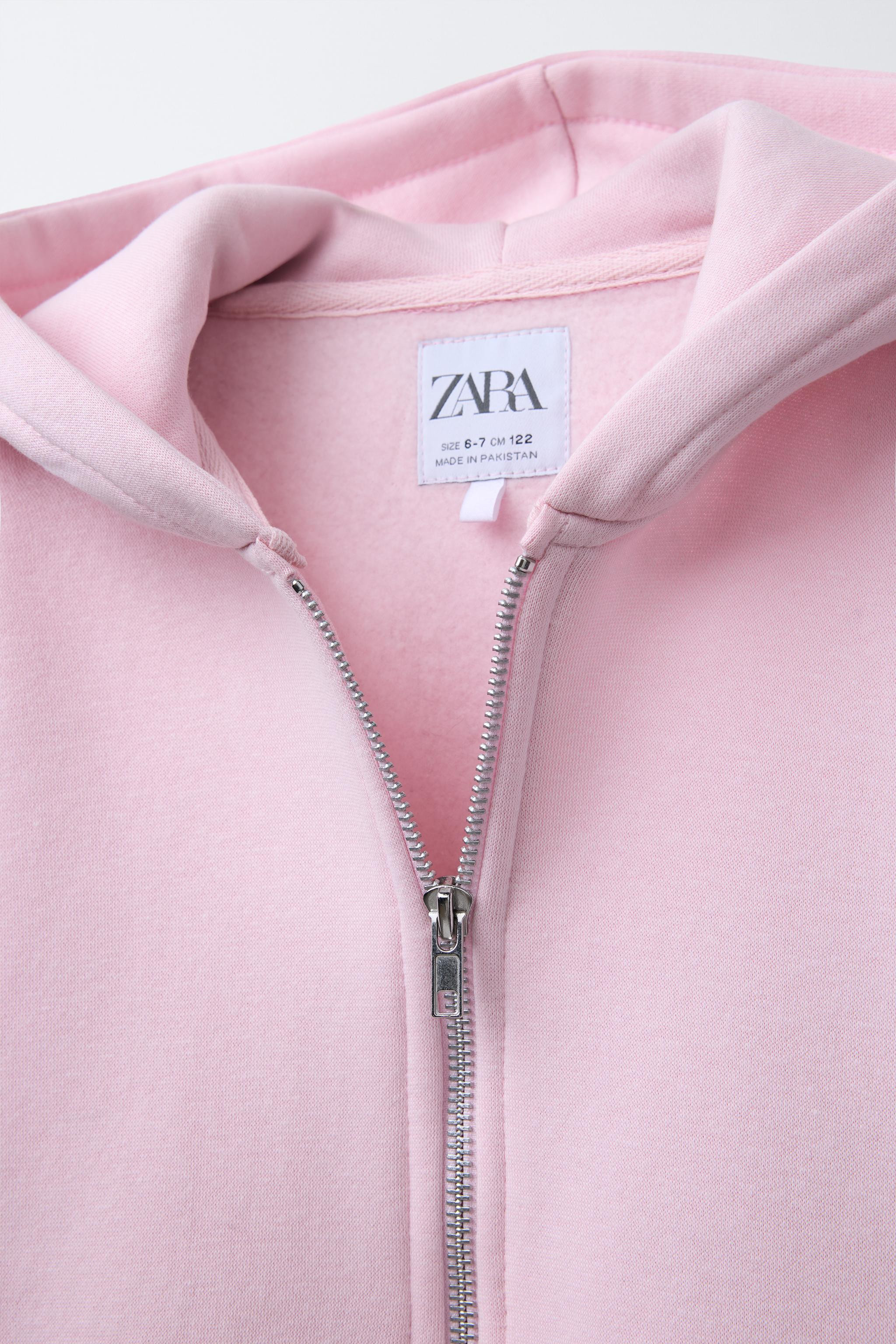 HOODED SWEATSHIRT WITH ZIP | Zara US