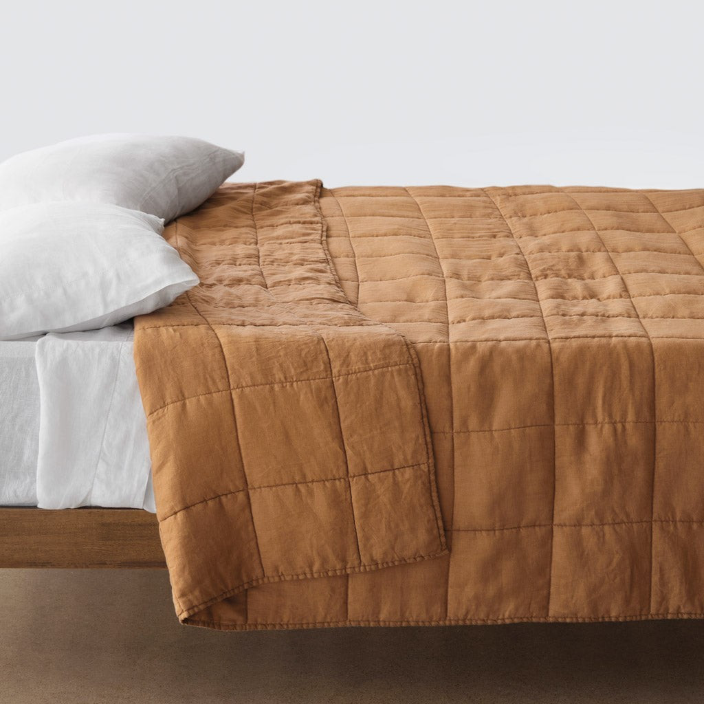 Stonewashed Linen Quilt   – The Citizenry | The Citizenry