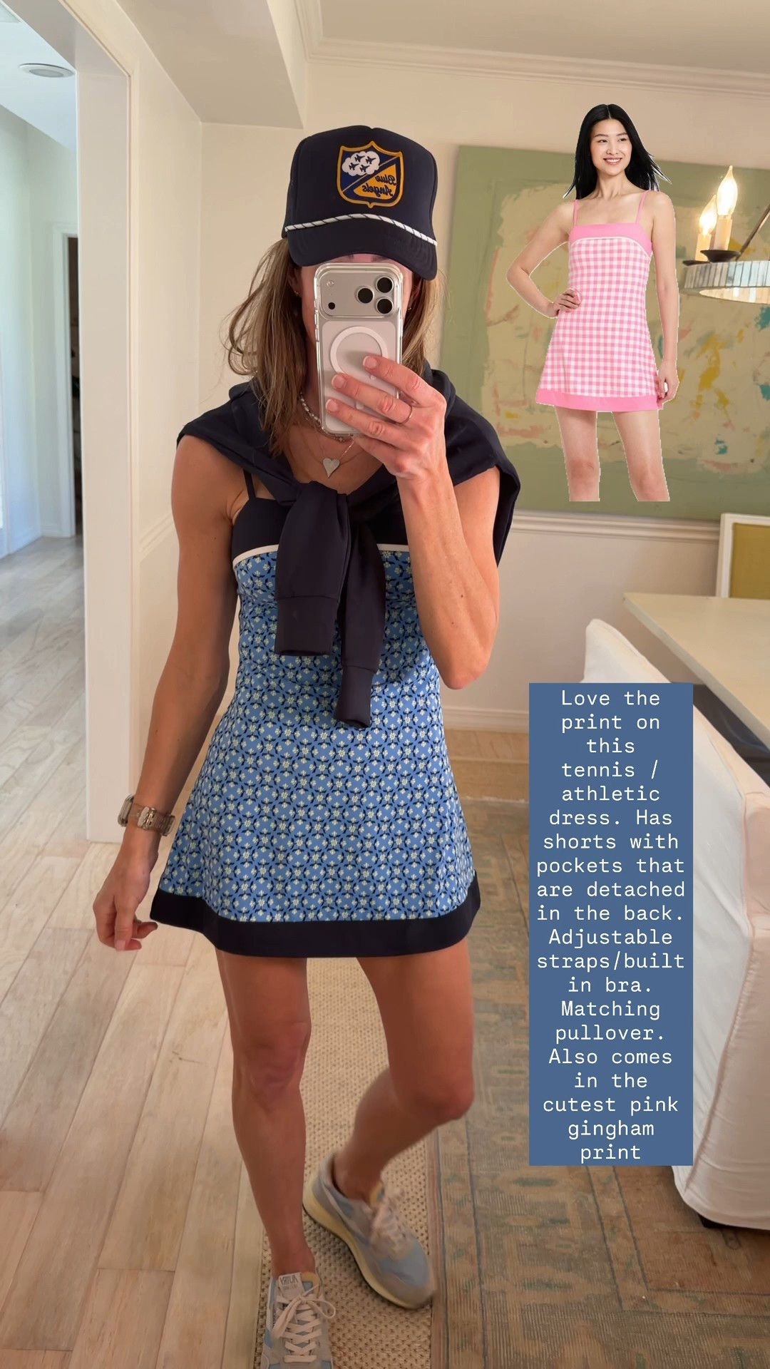 Target tennis / athletic dress. Built in bra. Built in shorts with pockets but they’re detached in the back. Runs tts. Wearing size XS 

#LTKootd #LTKmomlife #LTKActive