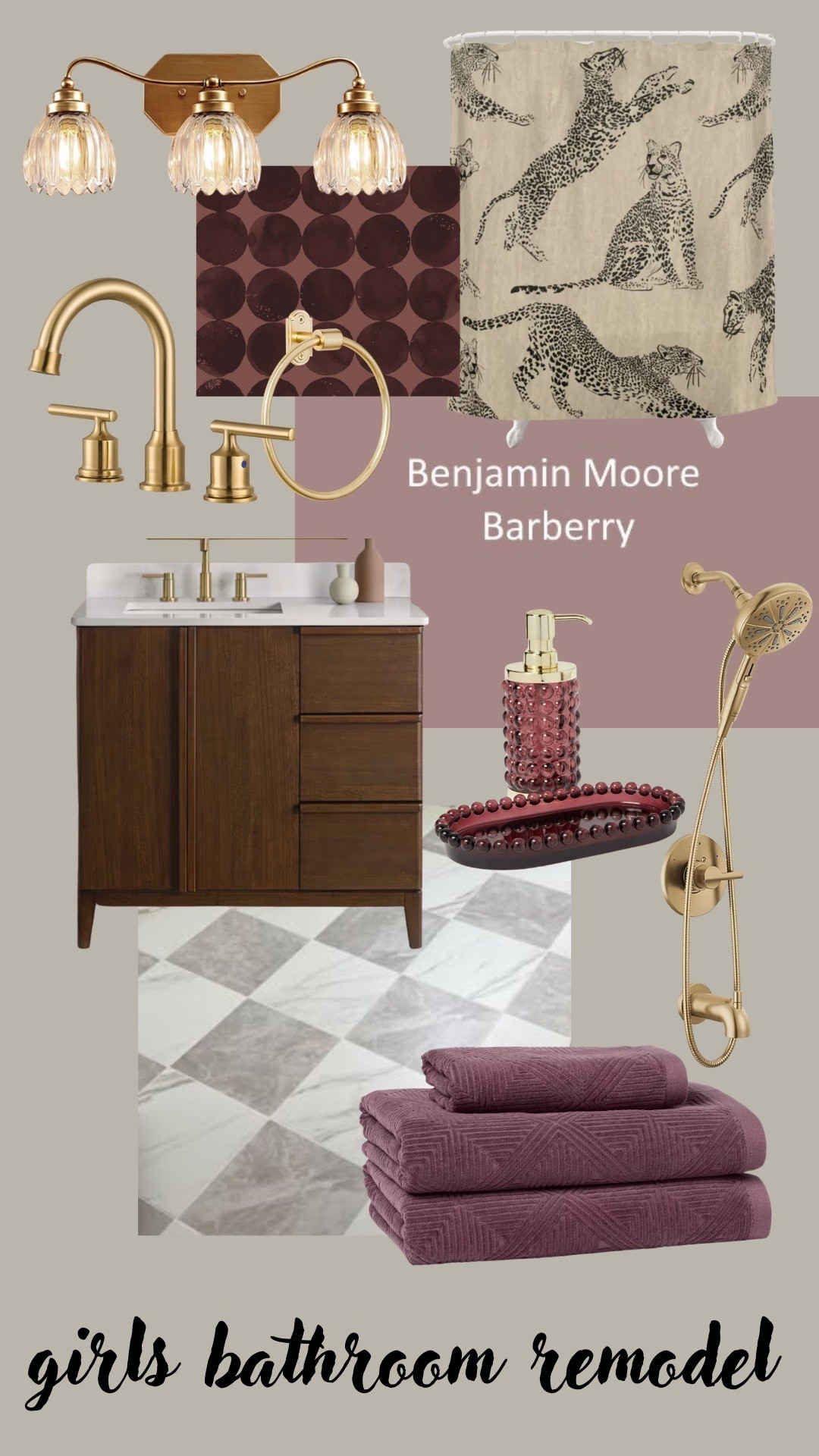 The girls bathroom mood board!! 

#bathroomremodel #bathroominspo 

#LTKHome