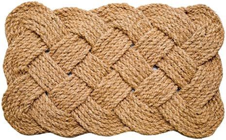 Iron Gate - Natural Jute Rope Woven Doormat 18x30 - Single Pack - 100% All Natural Fibers - Eco-Frie | Amazon (US)